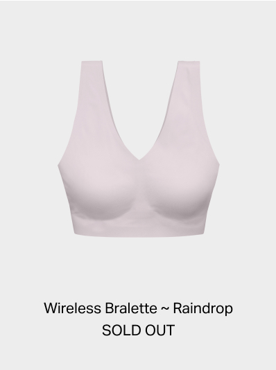 Wireless Bralette ~ Raindrop