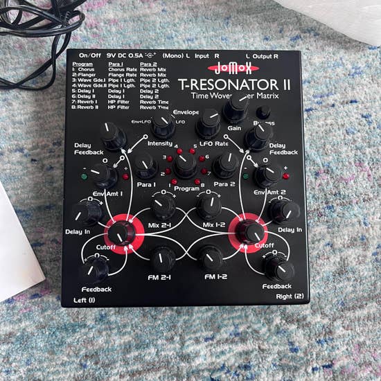 Jomox T-Resonator MKII Multi-Effects Pedal - Filter Delay