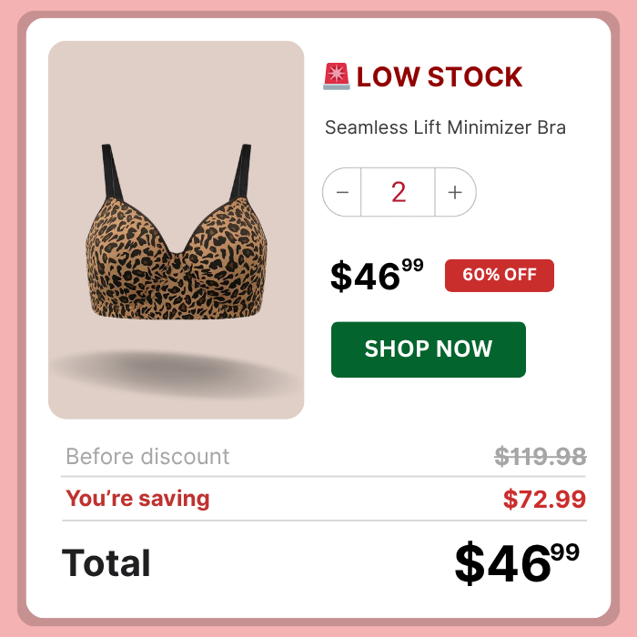 BUY 2 SAME STYLES: 60% OFF