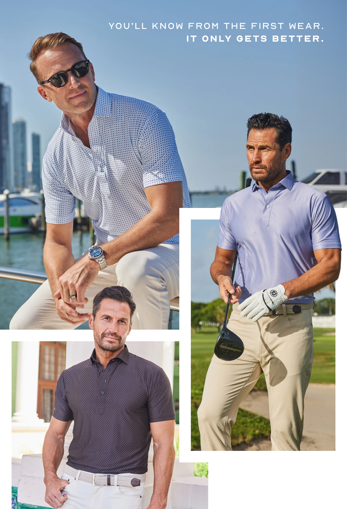 Once you've worn it, every other polo in your drawer starts to feel like a compromise. That's not a claim. That's what happens.