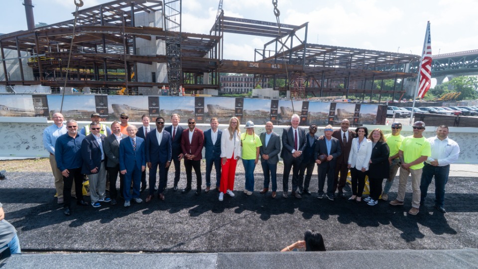 Picture from the Topping Off Ceremony