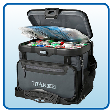 Titan PRO by Arctic Zone 40 Can Iceless Zipperless Cooler