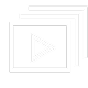 Video play button icon