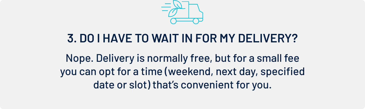 Do i have to wait in for my delivery?