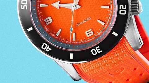 An Affordable Microbrand Hits the 60s Dive Watch Blueprint with a Splash of Color