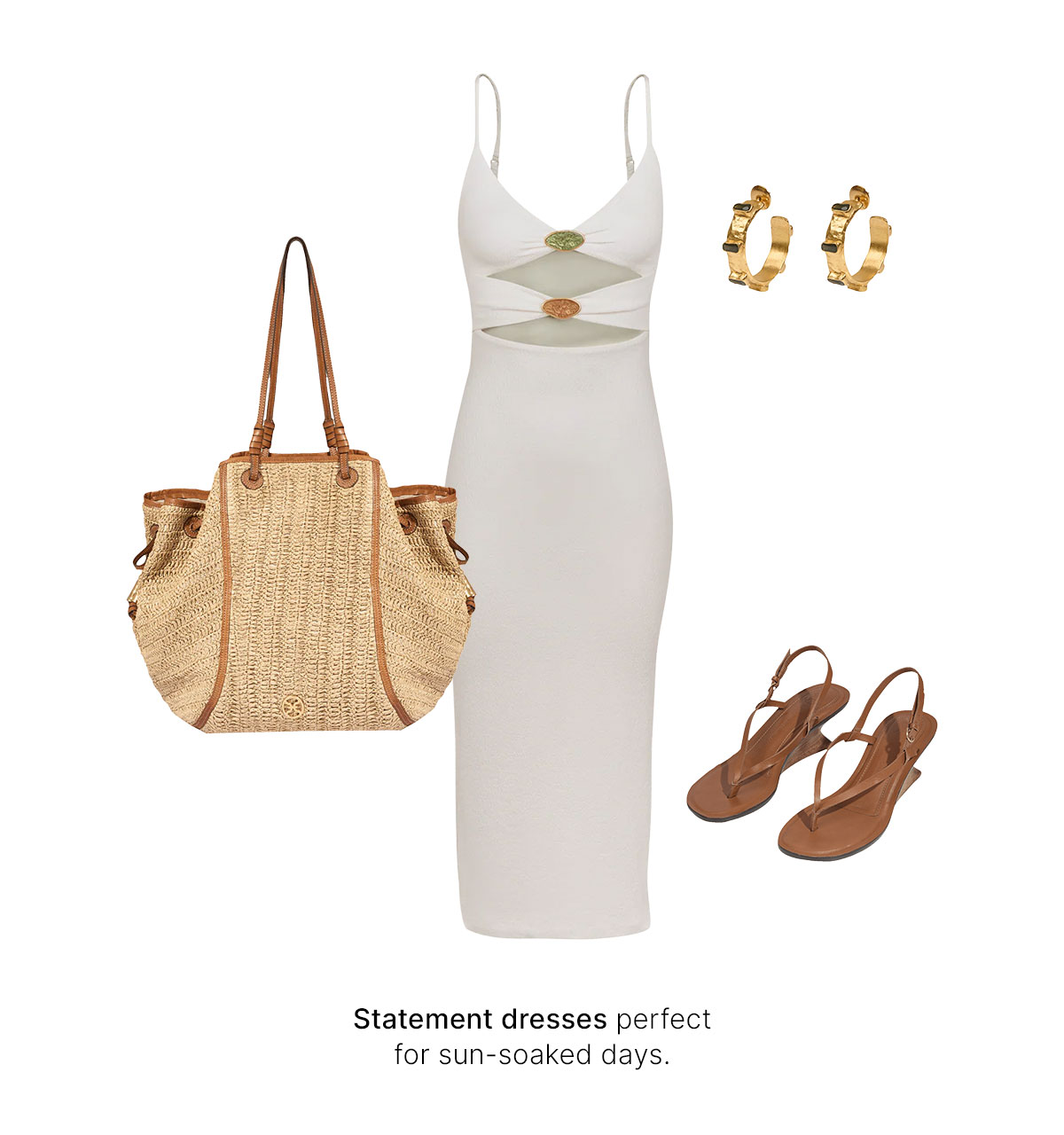 dressed in white