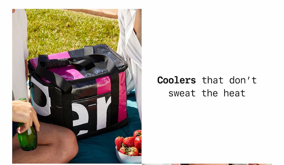 Coolers that don’t sweat the heat