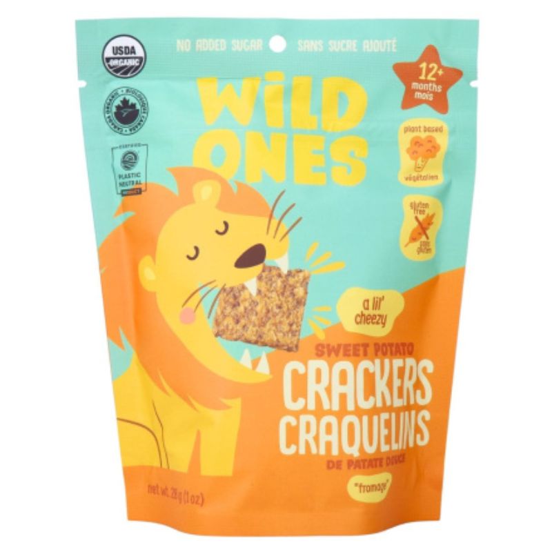 Image of Organic Sweet Potato Crackers A Lil’ Cheezy