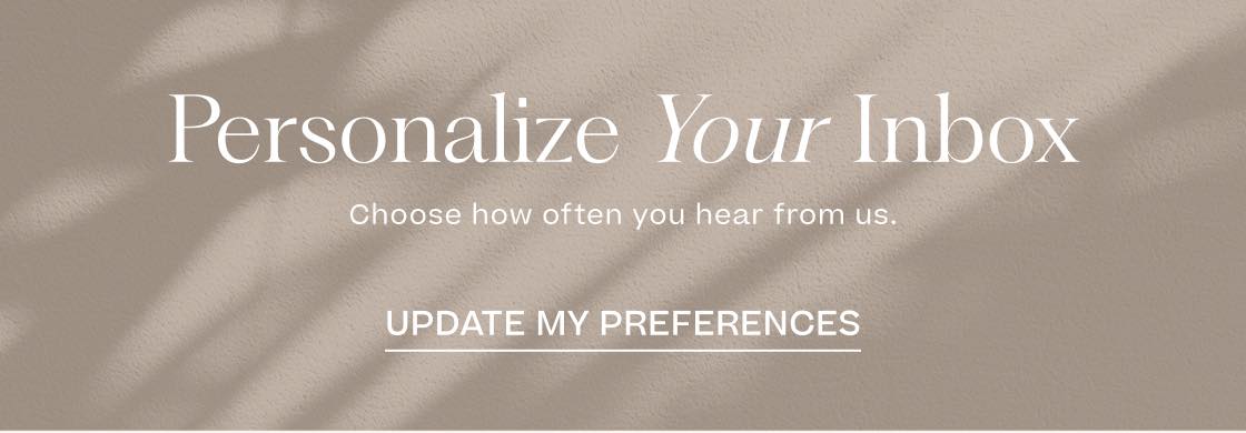 Update my preferences