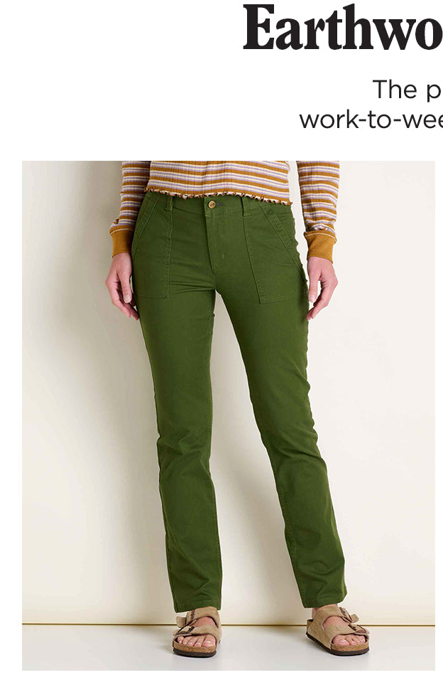 Earthwork Pant: The perfect work-to-weekend pants