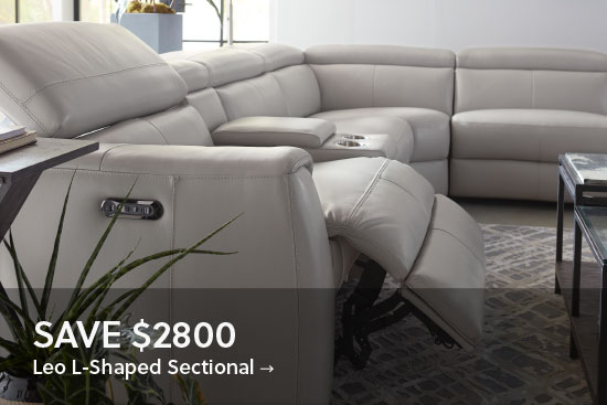 Save $2800* on Leo L-shaped Sectional - Shop Now