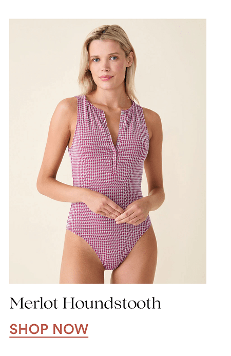Merlot Houndstooth  [SHOP NOW]
