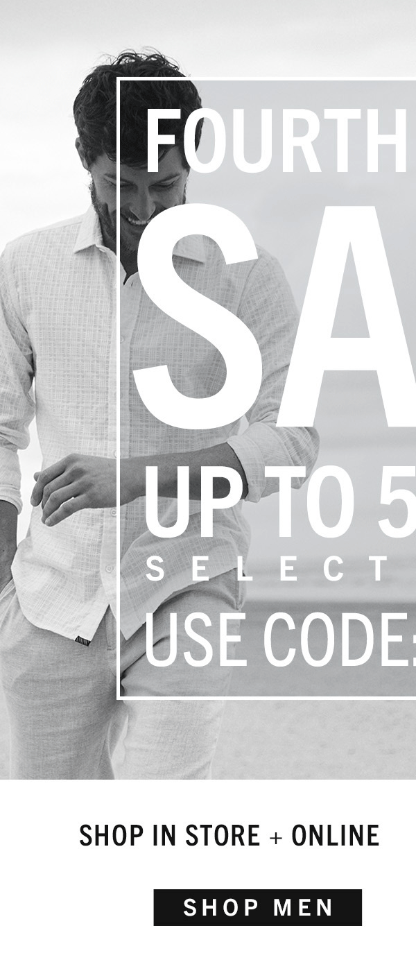 SHOP MEN'S SALE