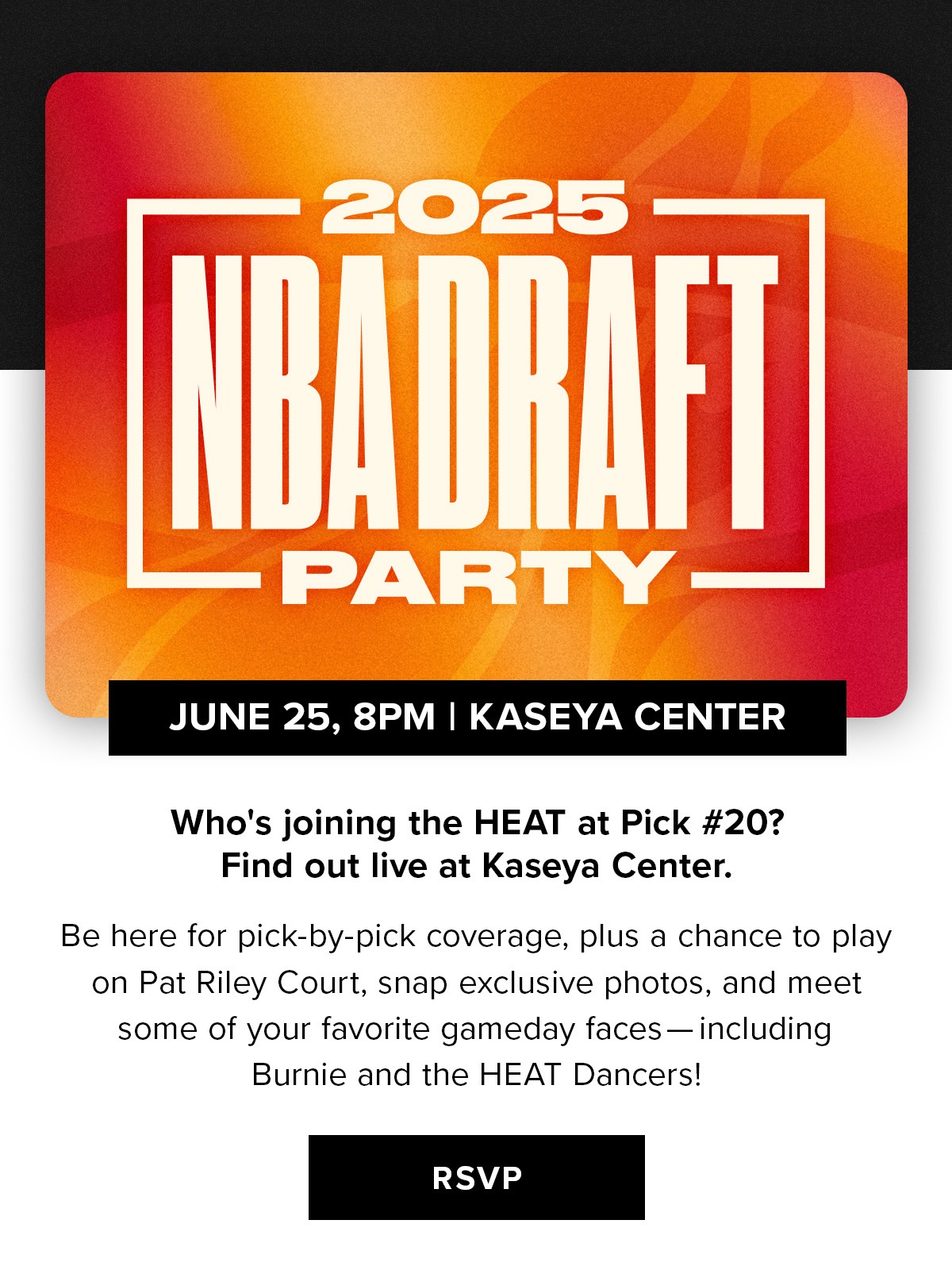 2025 NBA Draft Party | June 25 at 8PM | RSVP
