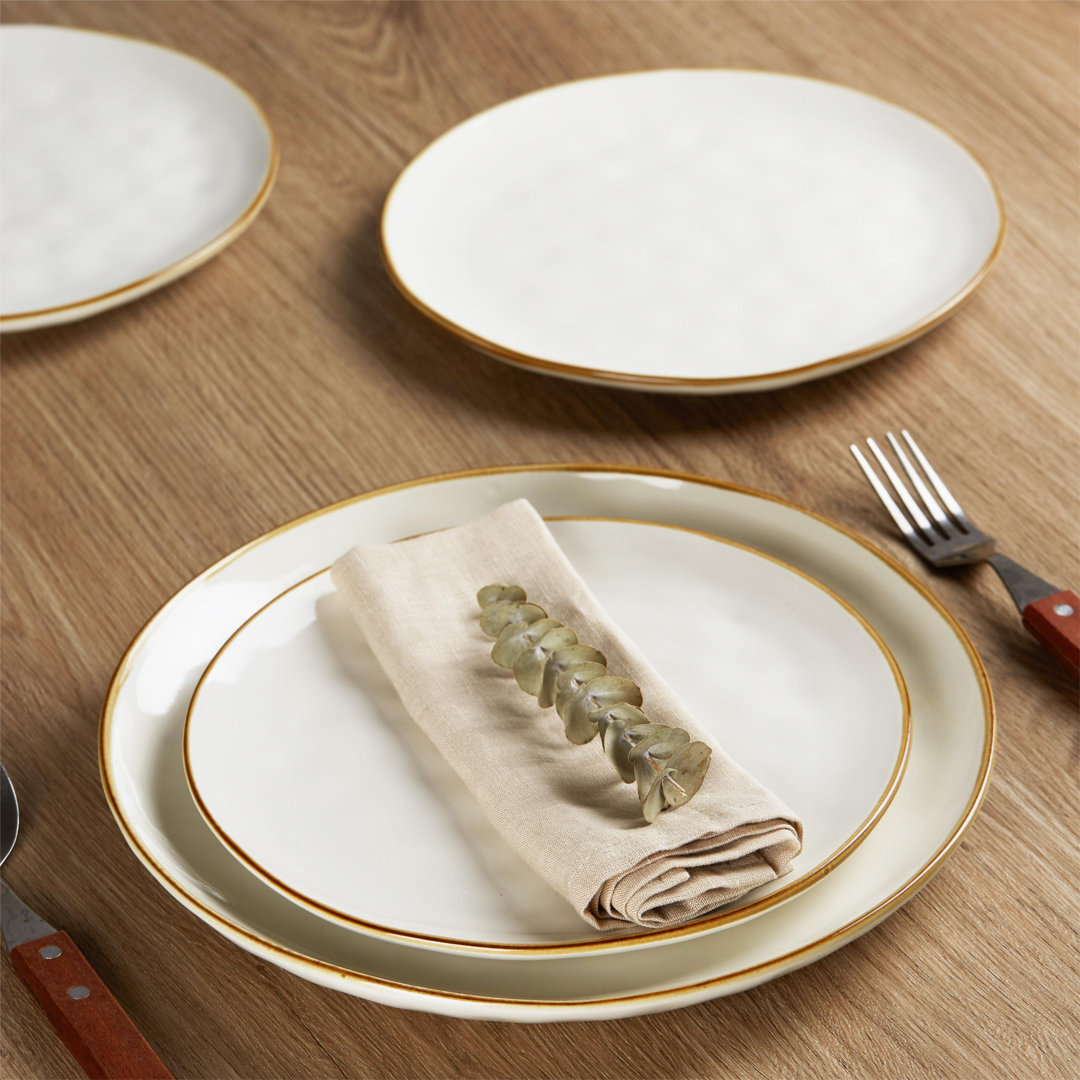 Leny 12-Piece Stoneware Dinnerware Set - Service for 4