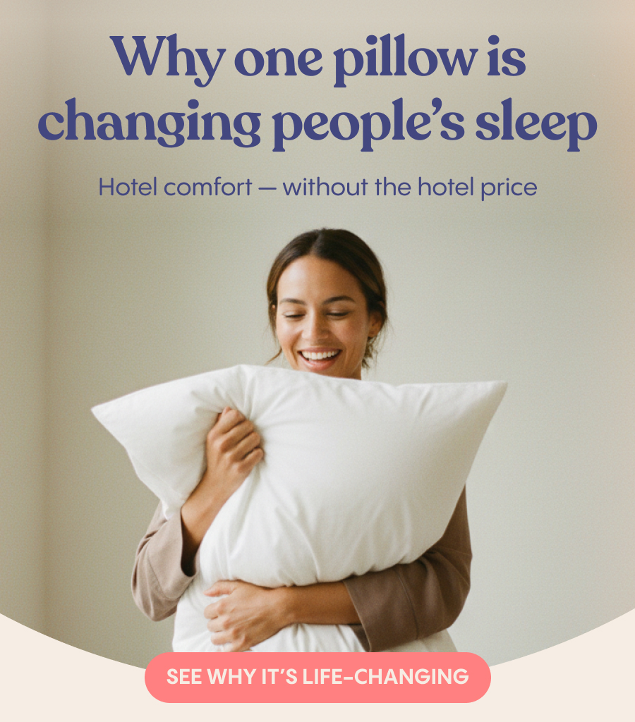 A cozy bedtime scene with someone sinking into a fluffy pillow with a peaceful, relaxed expression  Quick question — when was the last time you replaced your pillow?  It’s one of those things most people don’t think about… until sleep starts feeling off.  Parade Home & Garden&nbsp;recently reviewed FluffCo’s Down Alternative Hotel Pillow, calling out its&nbsp;five-star hotel feel at home&nbsp;— soft, breathable, and supportive without feeling heavy.  If you’ve ever wished you could take a hotel pillow home with you, this might be the upgrade that actually makes a difference.