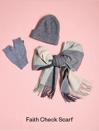 Faith Check Scarf