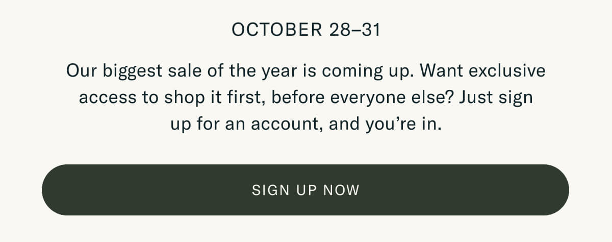 Sign up now!