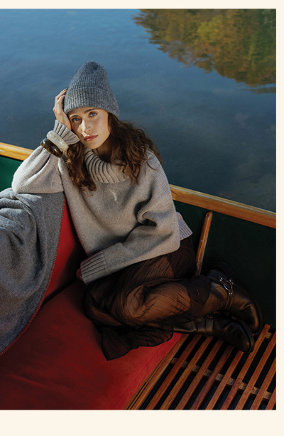 Holly Wool Blend Roll Neck Sweater