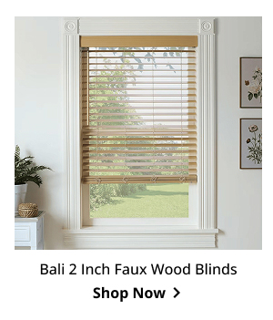 Bali 2 Inch Faux Wood Blinds | Shop Now >