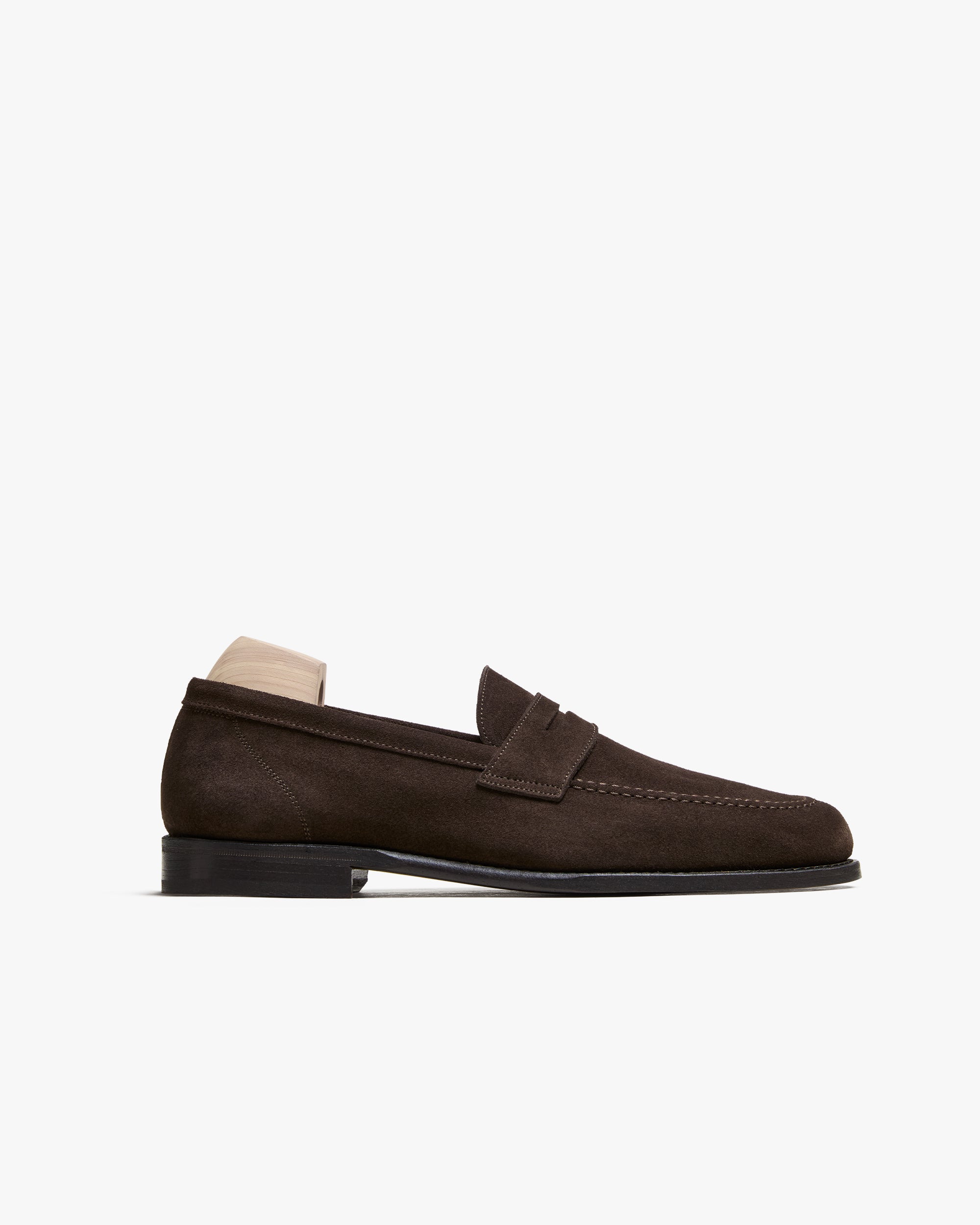 Lysekil II dark brown suede