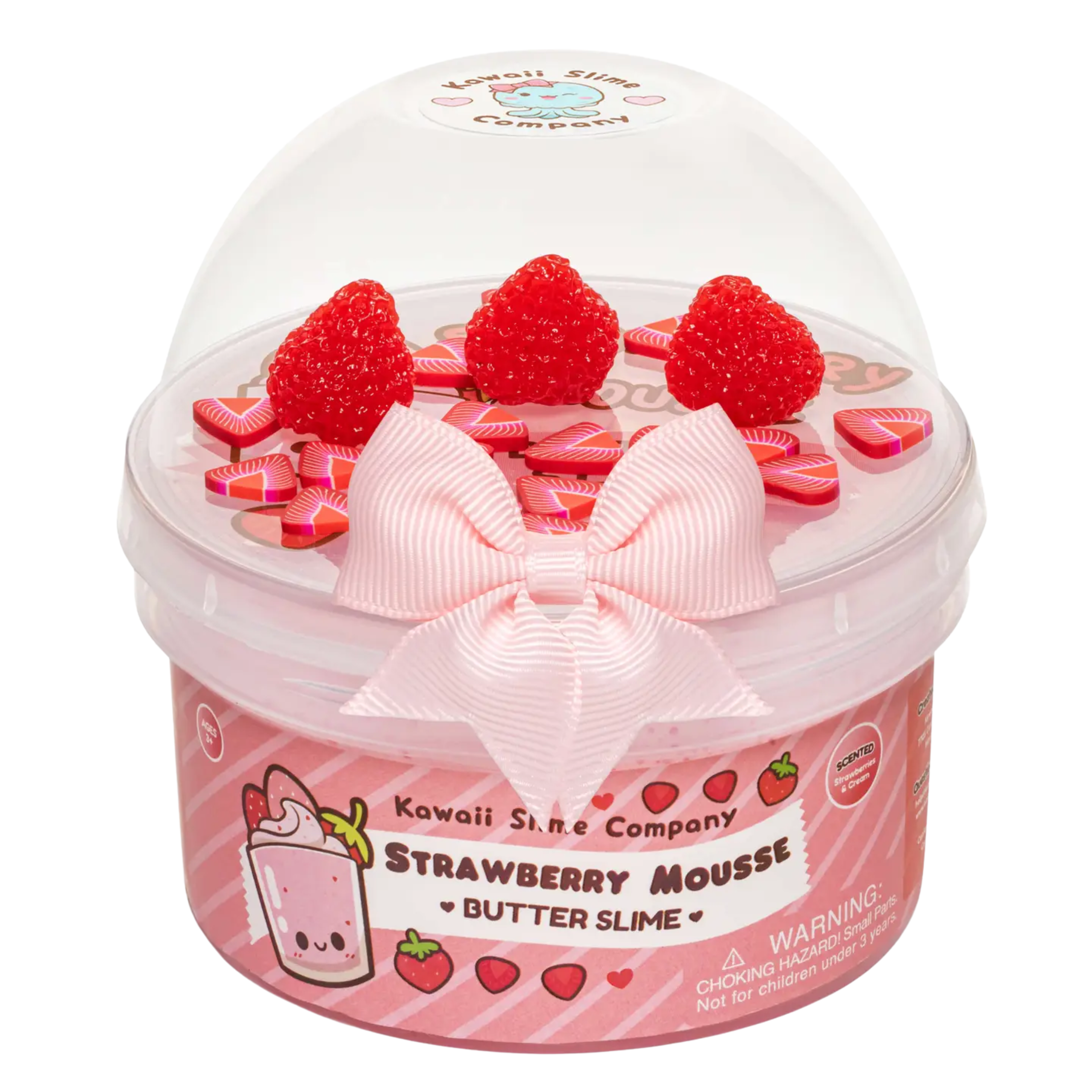Image of Strawberry Mousse Fluffy Butter Slime
