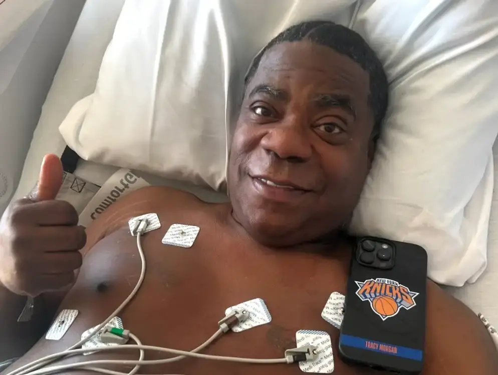 Update! Tracy Morgan Reveals Reason He Threw Up On The Court, Says He's Going To Puke At Every Game From Here On Out Because The Knicks Won