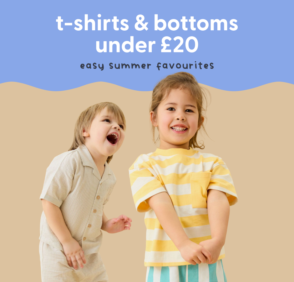t-shirts & bottoms under £20