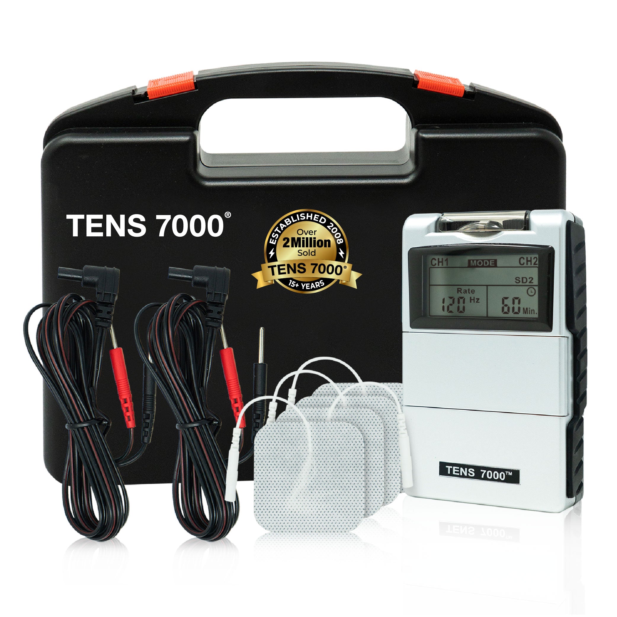 Image of TENS 7000 2nd Edition Digital TENS Unit With Accessories