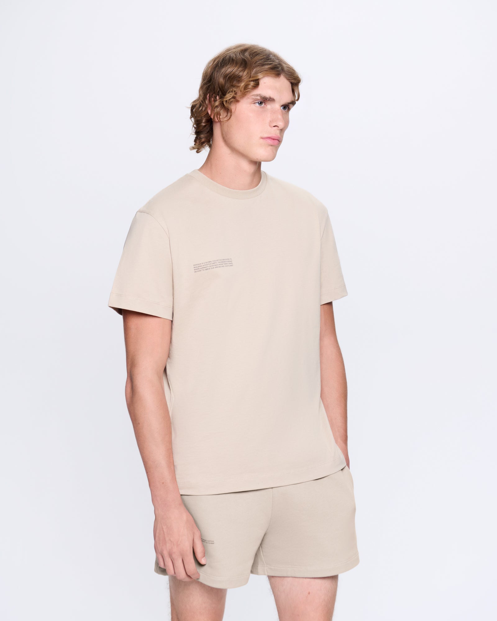 Image of Mens 365 Midweight T-shirt—Stone