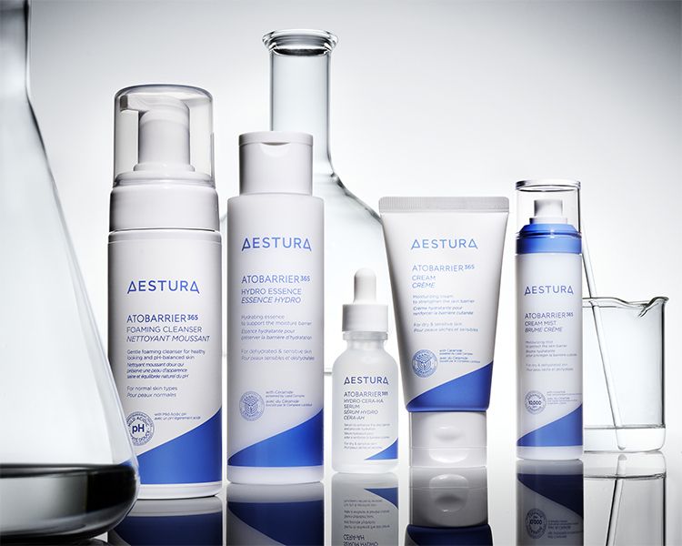 Aestura skincare brand