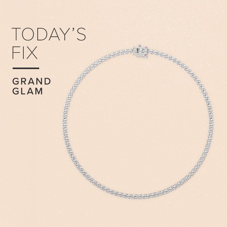 10.00 ct. tw.: Lab-Grown Diamond Tennis Necklace