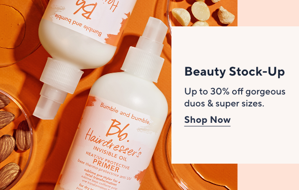 beauty stock up 