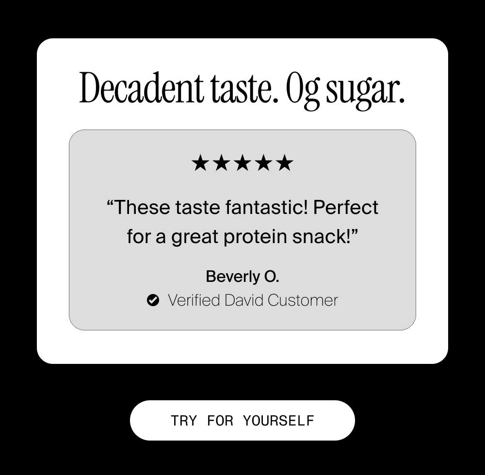 Decadent taste. 0g sugar. Try it yourself.