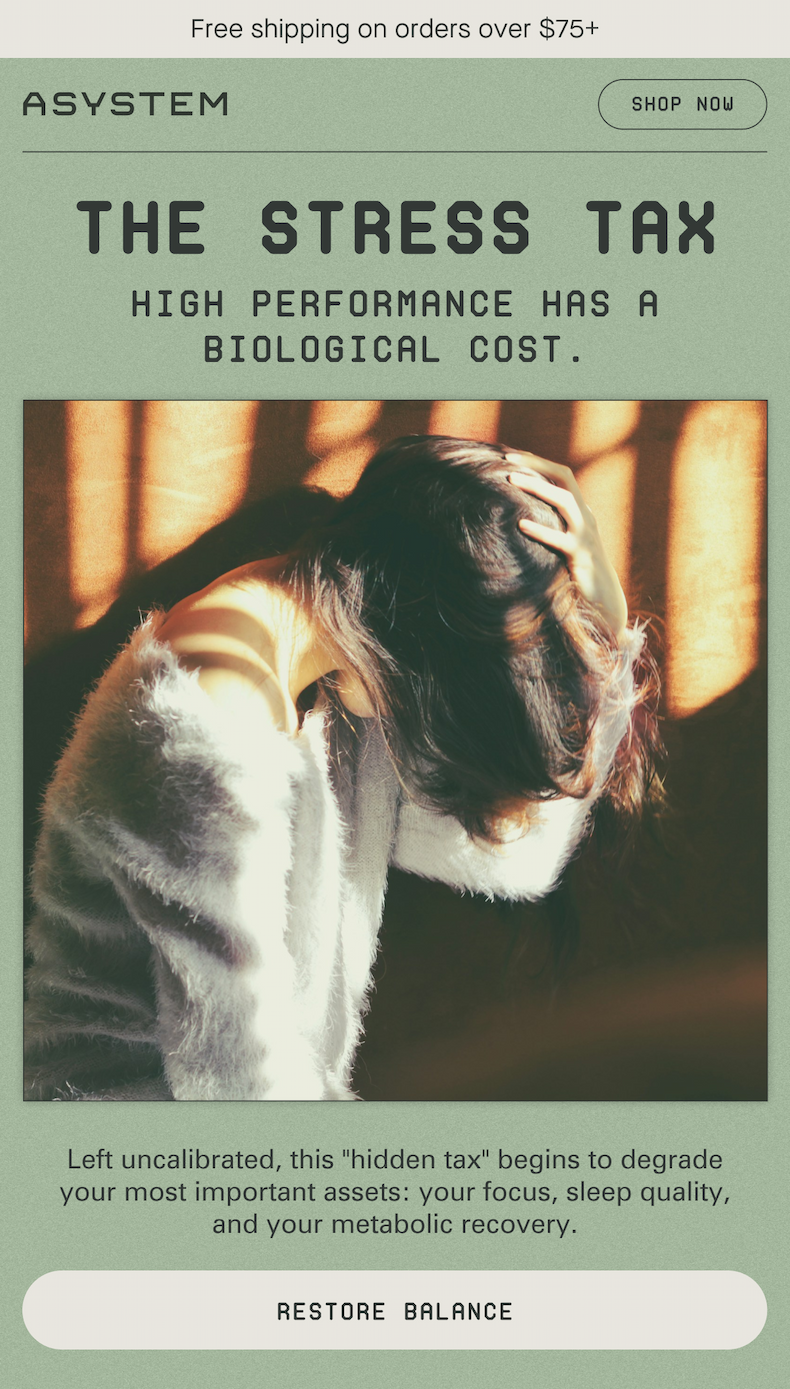 The stress tax 