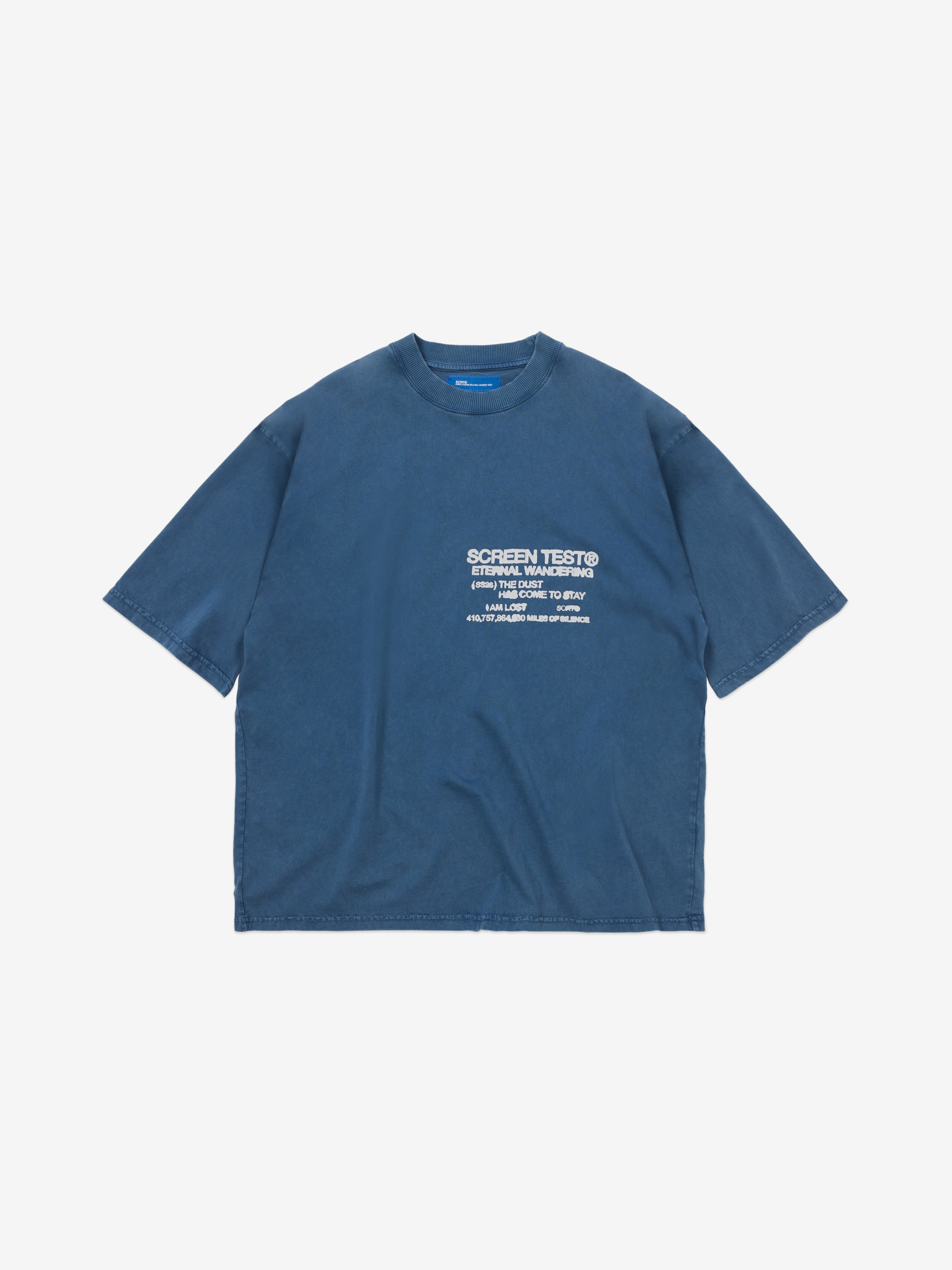 Image of Wandering T-shirt - Garment Dyed Blue