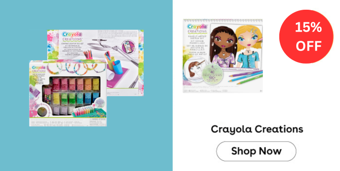 15% OFF Crayola Creations Sets