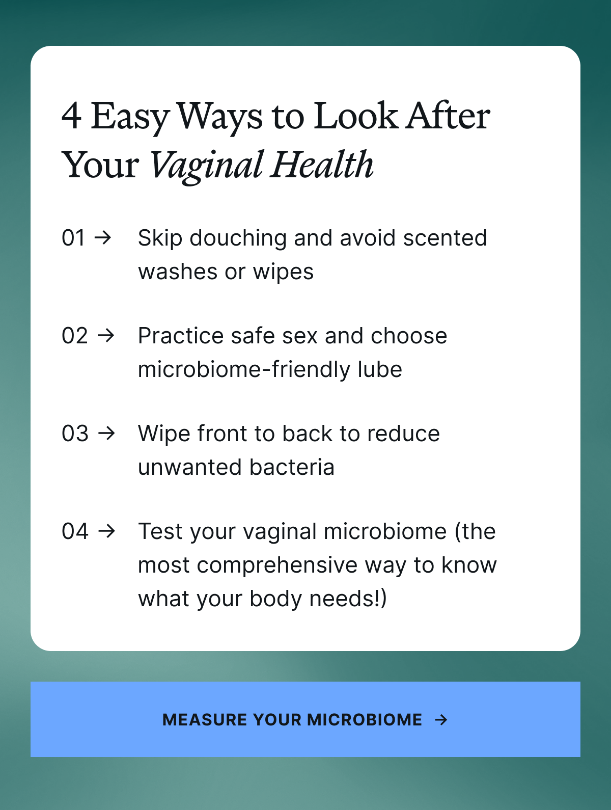 4 Easy Ways To Look After Your Vaginal Health