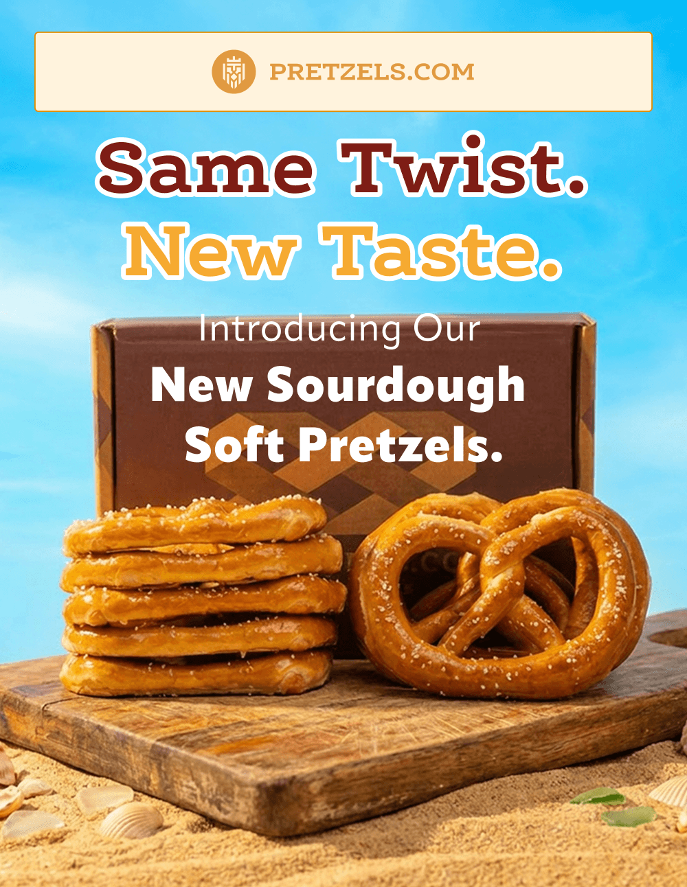 Introducing our new Sourdough Soft Pretzels.