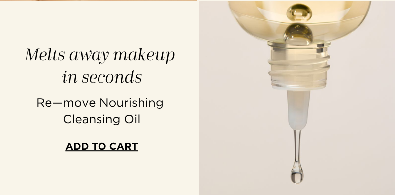 Melts away makeup in seconds: Re-move Nourishing Cleansing Oil