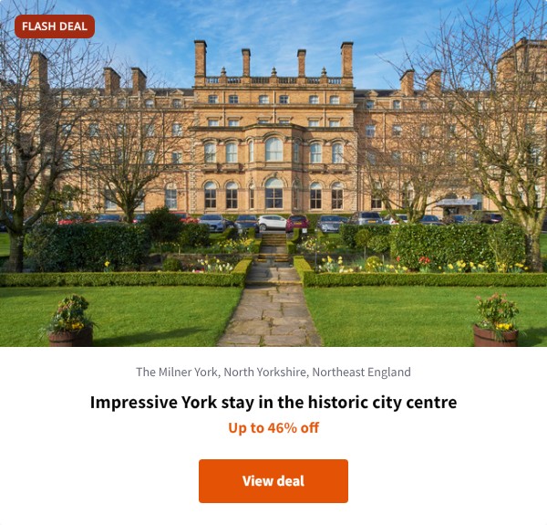 Impressive York stay in the historic city centre