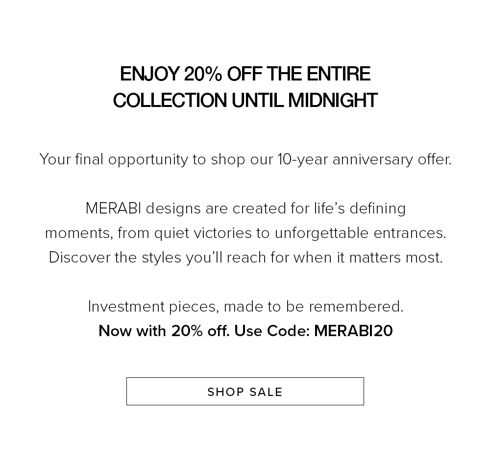 Ends Midnight: 20% Off Sitewide