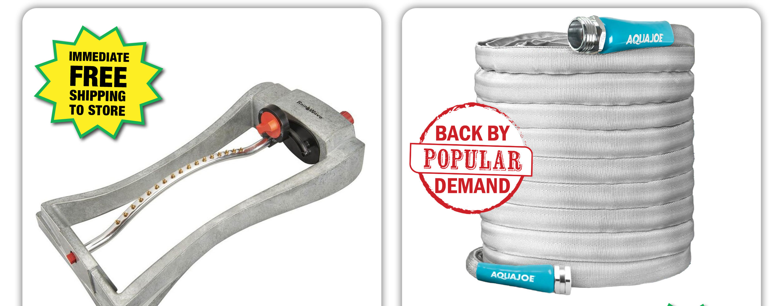 RainWave Metal Oscillating Sprinkler - ONLY $14.99 After Rebate*!
