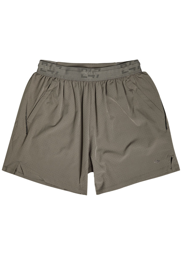 REPRESENT 247 Trek perforated mesh-jersey shorts
