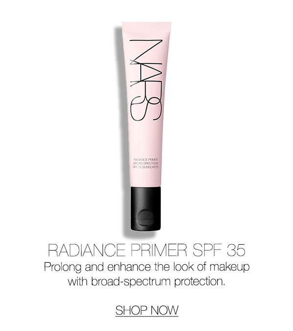 Slot 5: Prolong and enhance the look of makeup with Radiance Primer SPF 35’s broad-spectrum protection.
