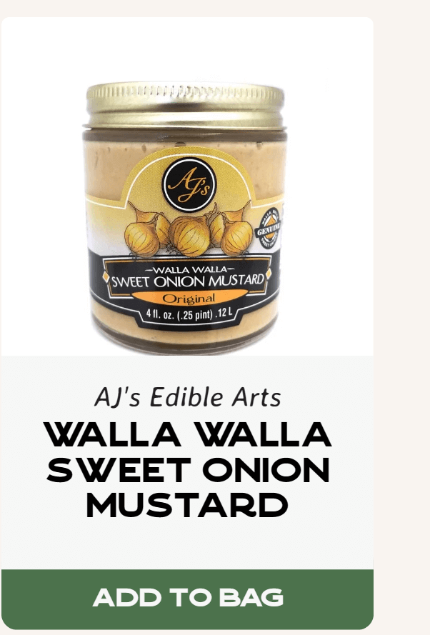 AJ's Edible Arts - Walla Walla Sweet Onion Mustard