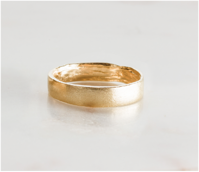 Hawthorn Bark 4mm Men’s Wedding Band