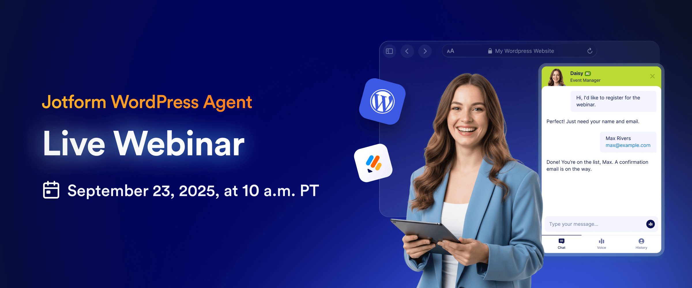 Watch our live webinar for WordPress Agent