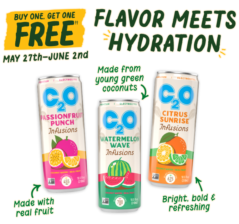 Flavor Meets Hydration - BOGO May 27th-June 2nd C20
