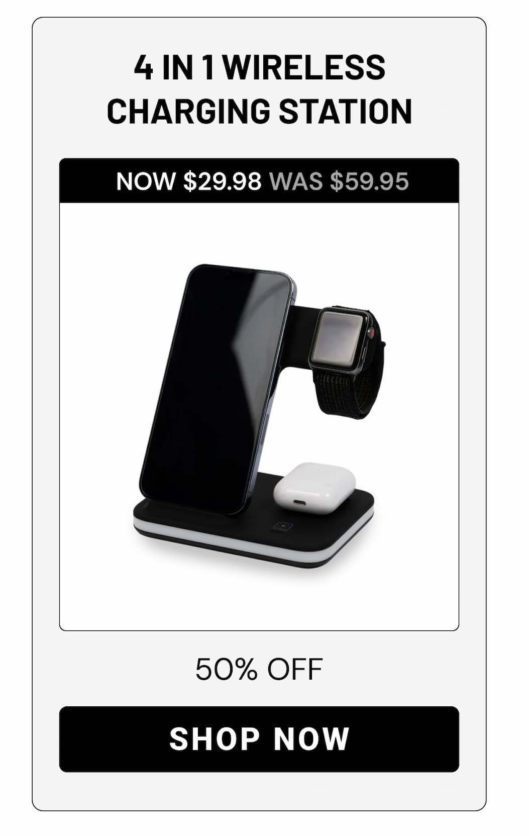 4 IN 1 WIRELESS CHARGING STATION